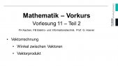 Mathe-Vorkurs 2020